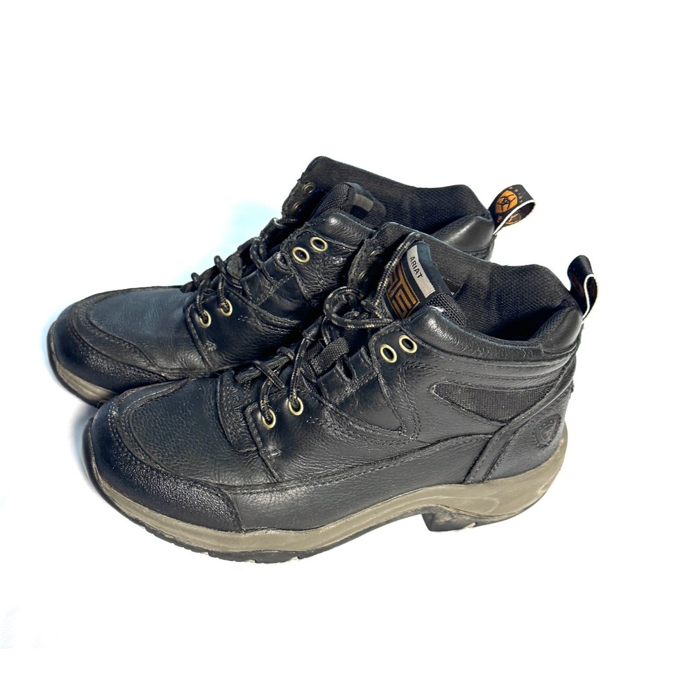 Ariat Terrain 10004126 Womens US 7.5B Black Leather Lace Up Hiking Walking Boots